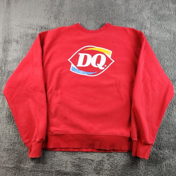 Dairy Queen Other - Dairy Queen DQ Classic Logo Sweatshirt Extra Large Employee Crew Work Sweater